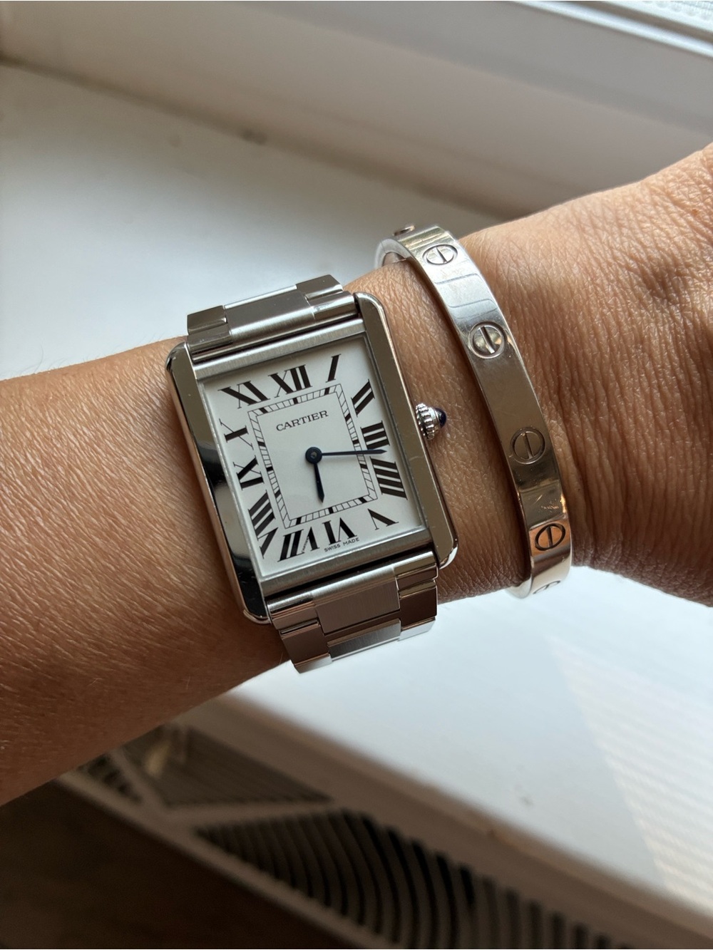 Cartier Stainless Steel 27mm Tank Solo Quartz Watch - Picture 12 of 12